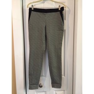 The Limited Black and White Houndstooth Pants